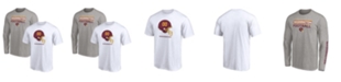 Fanatics Men's Branded White and Heathered Gray Washington Football Team T-shirt Combo Set